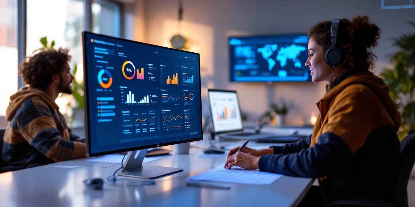 Oficina empresa adoptando no-regret Agents IA